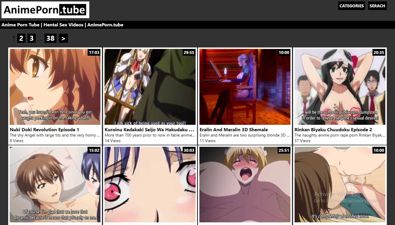Porn anime sites